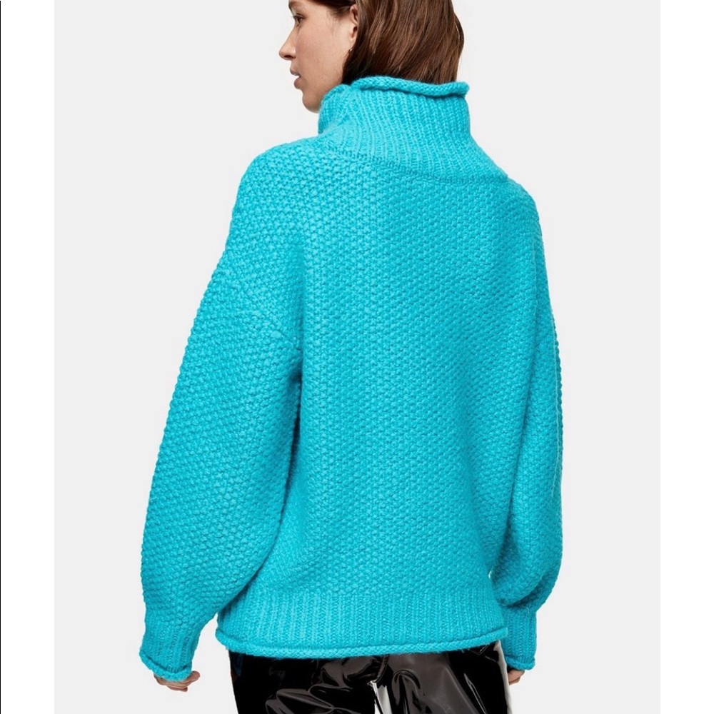 TOPSHOP BLUE SWEATER - Picture 3 of 8